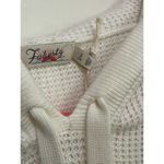 Faherty NWT Women's Varsity Blues White Throwback Sweater Hoodie Size Small Photo 2