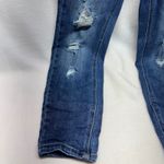 Wax Jean Women's Distressed Blue Denim Skinny Jeans Size 16 Photo 2