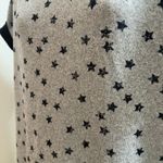 Lucky Brand  Stars Print Gray‎ Blue Cap Sleeve Pajama Top T-Shirt Women’s XL Photo 2