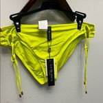 La Blanca Island Goddess Side Loop Hipster Bikini bottoms Vibrant Lime Sz 10 Photo 1