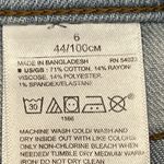 Banana Republic  light wash denim jean shorts in a size 6 festival concert summer Photo 5