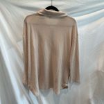 Kori  Beige Waffle Knit Zip-Up Maternity Sweater Photo 1