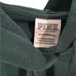 PINK - Victoria's Secret  Campus Emerald Green Gold Shine Logo Hoodie Size XS Photo 2