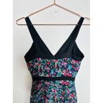 SALONI Multicolored Floral 100% Silk Sleeveless Jewel Rosette Lana Dress sz US 2 Photo 10