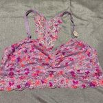 PINK - Victoria's Secret  Lavender and Rose Lace Bralette Photo 0