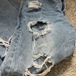 Amazon MakeMeChic High Waisted Distressed Jeans Size 14 (XL) Blue Photo 1