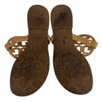 Tory Burch  Miller Signature Logo Thong Sandal Light Sand Slip Ons Women’s Size 8 Photo 8
