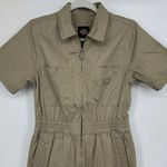 Dickies  Women's Vale Cotton Short Sleeve Coverall Jumpsuit Khaki, Size M, NWOT Photo 9