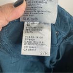 AG Adriano Goldschmied  The Legging Skinny Teal Corduroy Jeans Photo 6