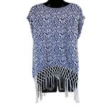 Tart  Chastity Macrame Fringe Sleeveless Blouse Photo 3