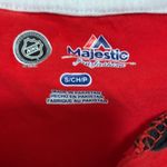 Majestic  NHL Chicago Blackhawks women Indian hockey long sleeve shirt sz SMALL Photo 2