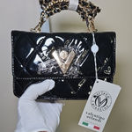 Valentino Orlandi Black and Gold Mini Bag Photo 0