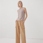 Pact • Purple Orange Soho Stripe Organic Cotton Softspun Tank Top Photo 1