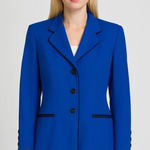 Escada Margaretha Ley Vintage new wool blue blazer size 40 Photo 0
