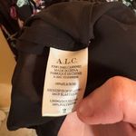 A.L.C. Venetia Silk Top in Black/Purple Size 2 Photo 8