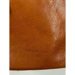 Pratesi Firenze Italian Made Leather Crossbody Purse 6x7 10oz Brown Photo 7