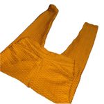 Golden Yellow Athletic Leggings Women’s Size Small / Medium Fitness Workout Fit! Gold Photo 1