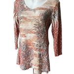 Reba NWT,  Sierra Sunrise Knit Tunic Top, Sz M Photo 4