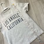 Brandy Melville  Tshirt los angeles california thick cotton womens Gray one size Photo 3