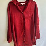 Victoria's Secret  Red Satin Blouse Photo 3