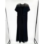 Mac Duggal 55704 Black Sequined Embellished Shoulder Evening Gown 16 NEW Photo 6