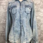 Forever 21  Tie Dye Denim Shirt Photo 0