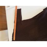 St. John Collection  Brown Cable Knit 100% Wool Zip Front‎ Cardigan Short Sleeve Photo 7