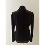 Nordstrom Vintage Velvet Mock Neck Size XL Black Minimalist Intimates Lounge Photo 4
