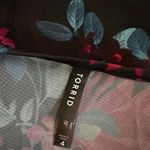 Torrid NEW Mystical Forest Floral Mini Dress Fairy Dark Goth Rose Vampire Flirty Photo 2