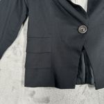 CAbi Blazer Womens 6 Charcoal Suit Jacket Bossy Blazer Preppy Office Business Photo 4