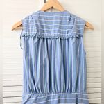 Veronica Beard  Teagan Striped Dress Blue Kelly Green size 4 Photo 5