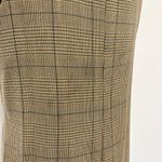 Harvé Benard Vintage Harve Benard Brown Plaid 100% Wool Dress Sz 12 Fall Autumn Leaf Photo 3