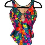 One Piece Vintage Gantner of California Tropical Floral Print Swimsuit Photo 4