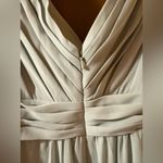 Revelry Kiera Chiffon Dress in Sage Green Size 4 Photo 7