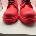 Madden Girl  Boots Portland Size 9 Hot Pink Rain Combat Lace Up Shoes Womens Photo 1