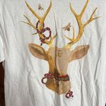 NWT Jodi Pedi 100% Cotton White Graphic T Photo 2