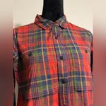 Rei Co-op EUC  Red, Green, and Blue Plaid Wallace Lake Flannel Shirt size medium Photo 1