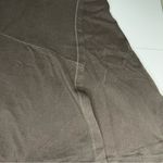 Athleta Chocolate Brown Shadow Soft Knit Nylon Spandex Athletic Faux Wrap Skirt Photo 3