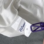 Vintage Velrose Half Slip Skirt Plus Size 2X White 100% Nylon USA Made Wide Lace Photo 5