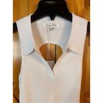 Emory park  Sleeveless Collar Tie Back Mini Dress  White Size Medium nwt (4172) Photo 2