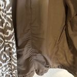Chico's  Brown White Large Animal Print Ikat Print Collarless Cropped‎ Jacket 2 Photo 8