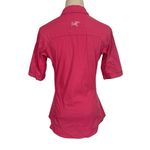 Arc’teryx Fernie Short Sleeve Nylon Snap Front Shirt in Pink Outdoors Hiking Photo 8