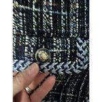 Talbots  Plus Size 16 Blue Houndstooth Blazer Coat Suit Business Casual Career Photo 1