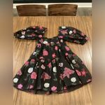 Amanda Uprichard  Theodora puff Tulle Dress Bordeaux XS ruffle floral mini dress Photo 2