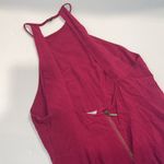 Cooperative Dress Womens Small Maroon Red Mini Shirt High Neck Fit Flare Photo 6