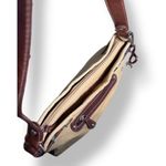 Vintage Etienne Aigner Beige Canvas Leather Shoulder Bag Classic Neutral Purse Tan Photo 3