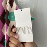 ZARA  Geometric Print One Arm Mini Dress Size M Brand New With Tags Photo 2