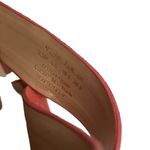 Sam Edelman Josefine Platform Sandals Wooden Clog Heel Leather Orange 9.5 Photo 9