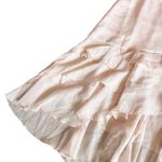 Majorelle Emelia Chiffon Tiered Dress Sparkle Pink Bow Strapless Size Small Photo 10