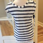 12PM by Mon Ami Top Womens Small Shirt Striped Photo 1
